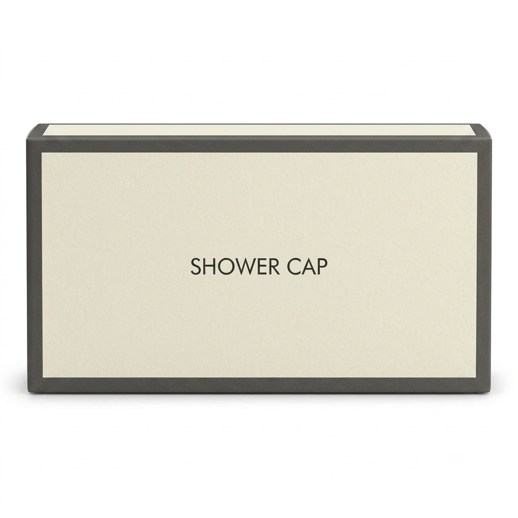 Premium Guest Amenities – Shower Cap Box