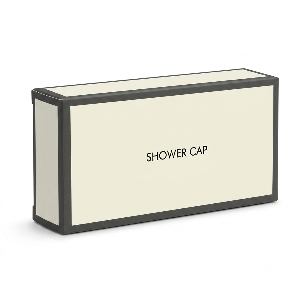 Premium Guest Amenities – Shower Cap Box